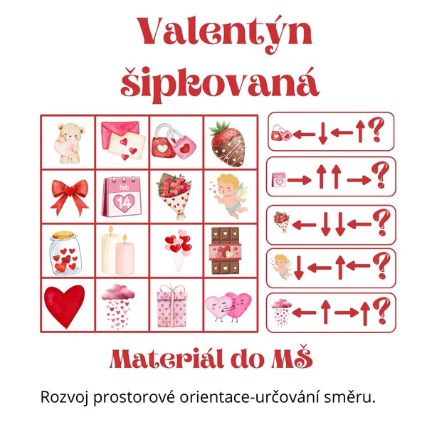Valentýn šipkovaná 💌