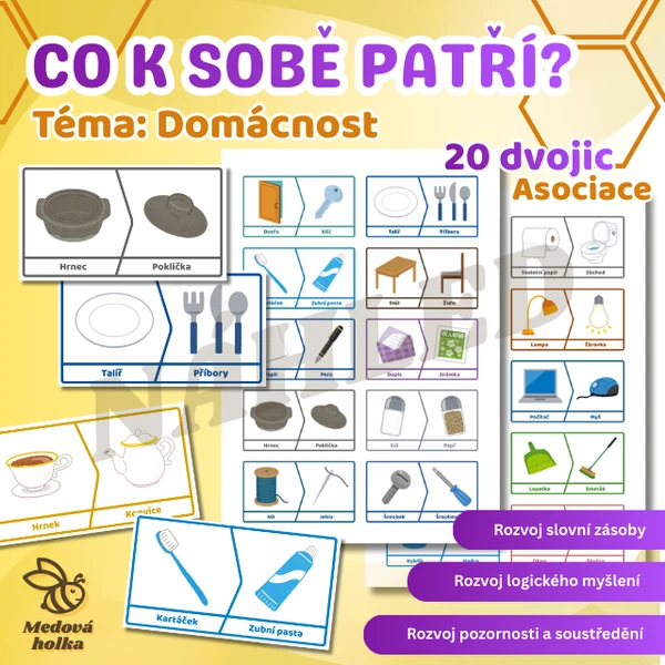 Asociace aneb Co k sobě patří? - Domácnost 