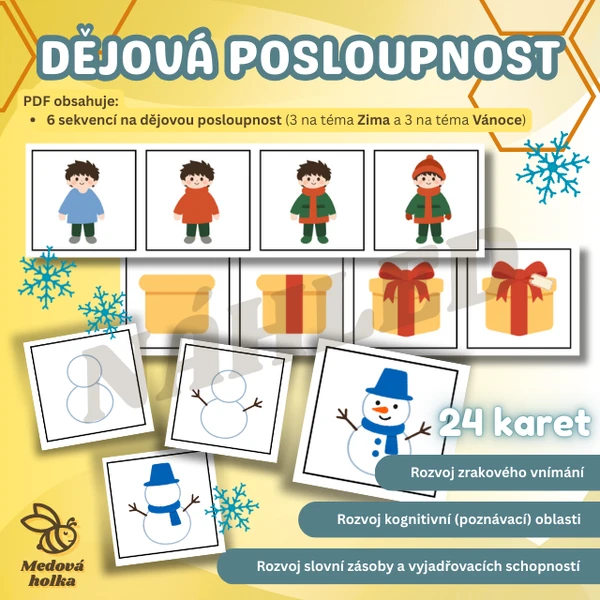 Dějová posloupnost - Zima a Vánoce
