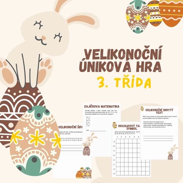 Úniková hra Velikonoce pro 3. třídu