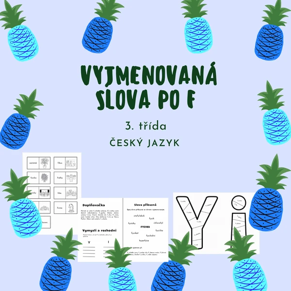 Vyjmenovaná a příbuzná slova po F