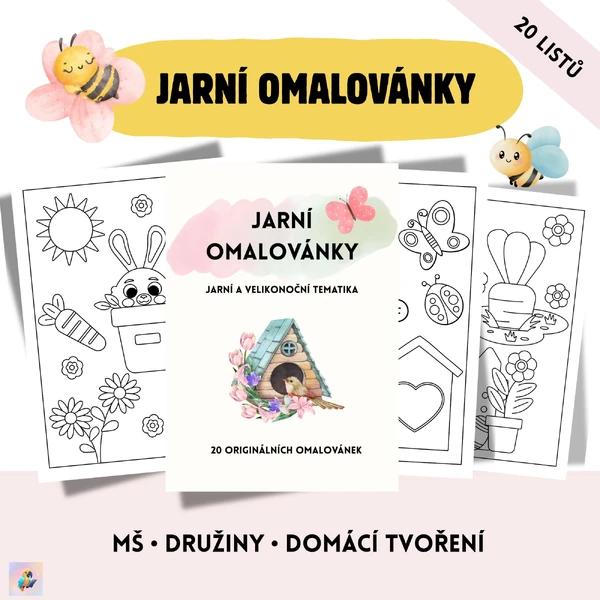 Jarní omalovánky 