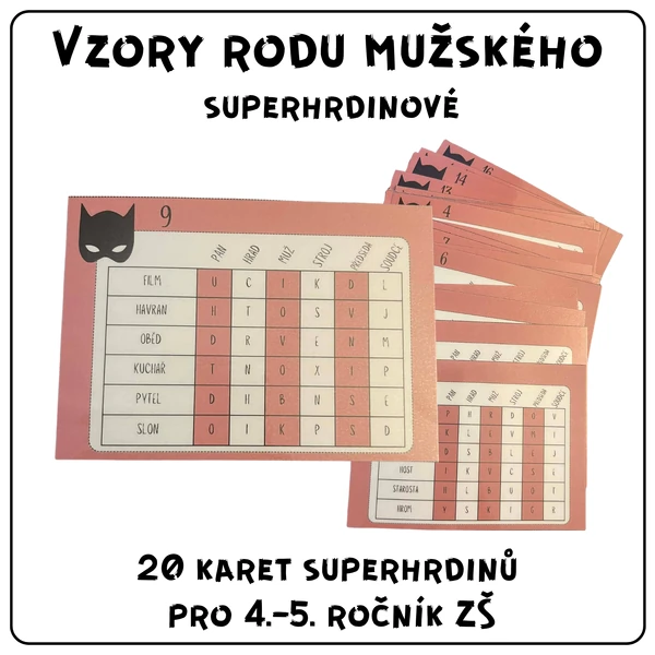 Vzory rodu mužského - superhrdinové