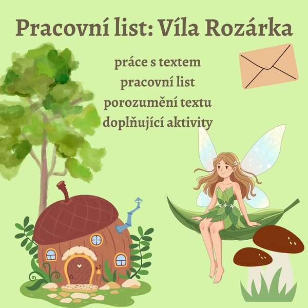 Pracovní list - Víla Rozárka