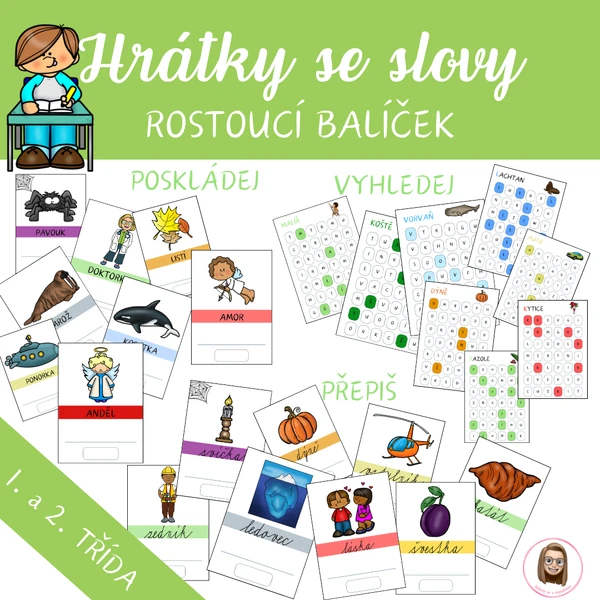 ROSTOUCÍ BALÍČEK - hrátky se slovy