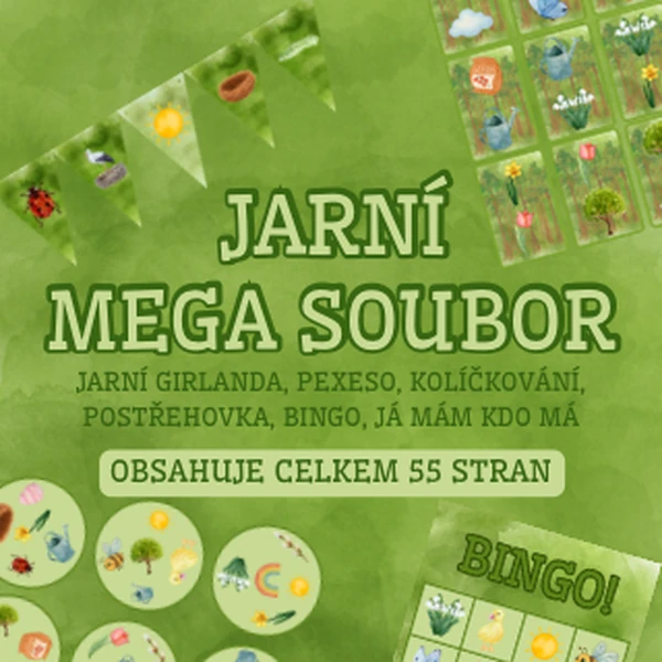 Jarní mega soubor – hravé aktivity pro MŠ
