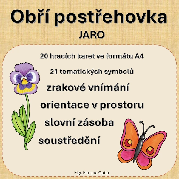Obří postřehovka - jaro