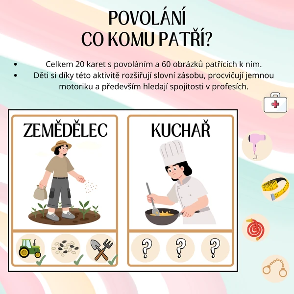 Povolání - Co komu patří?
