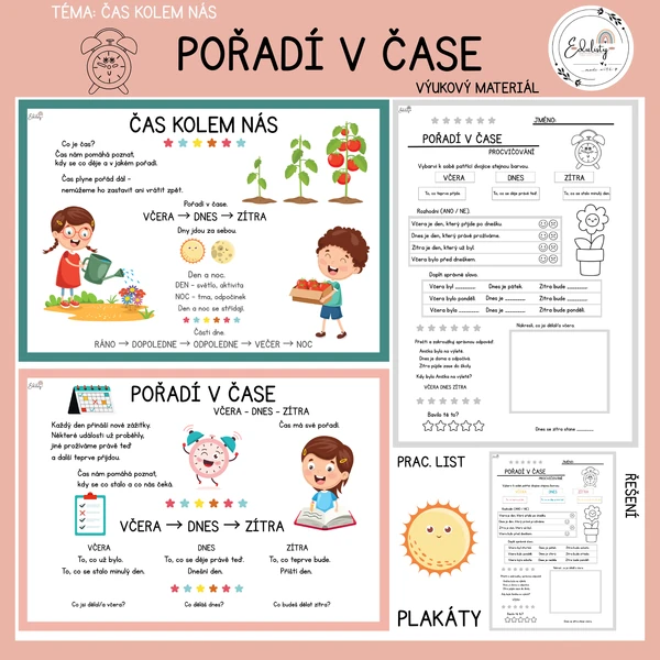 Pořadí v čase – výukový materiál