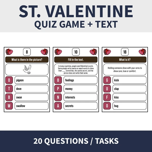 ENG - SAINT VALENTINE (běhací hra, text)
