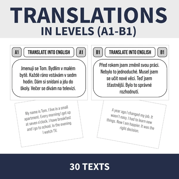 TRANSLATIONS (překlady krátkých textů)