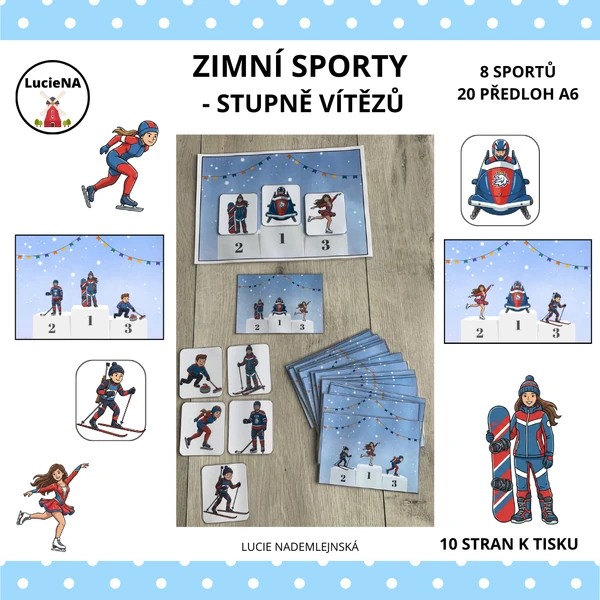 Zimní sporty - stupně vítězů