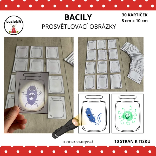 BACILY - PROSVĚTLOVACÍ OBRÁZKY