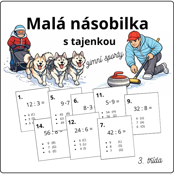 Malá násobilka s tajenkou