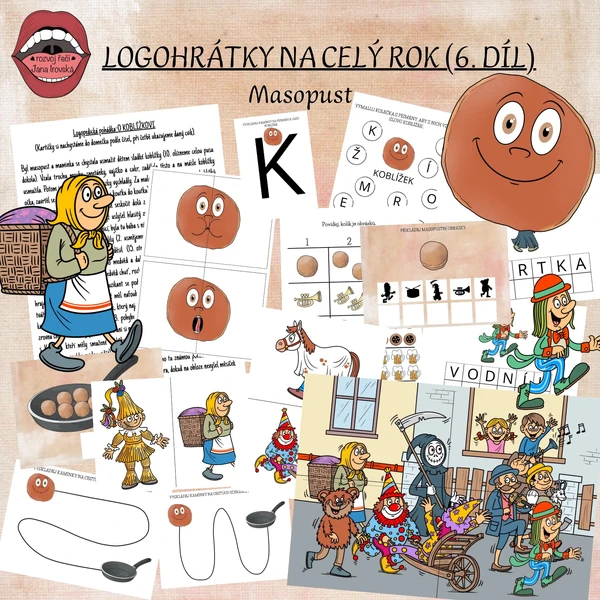 LOGOHRÁTKY NA CELÝ ROK: 6. DÍL (Masopust)