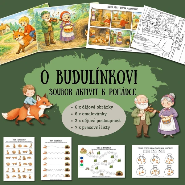 O Budulínkovi - soubor aktivit k pohádce
