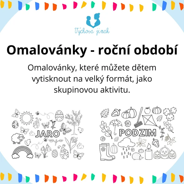 Omalovánky - roční období