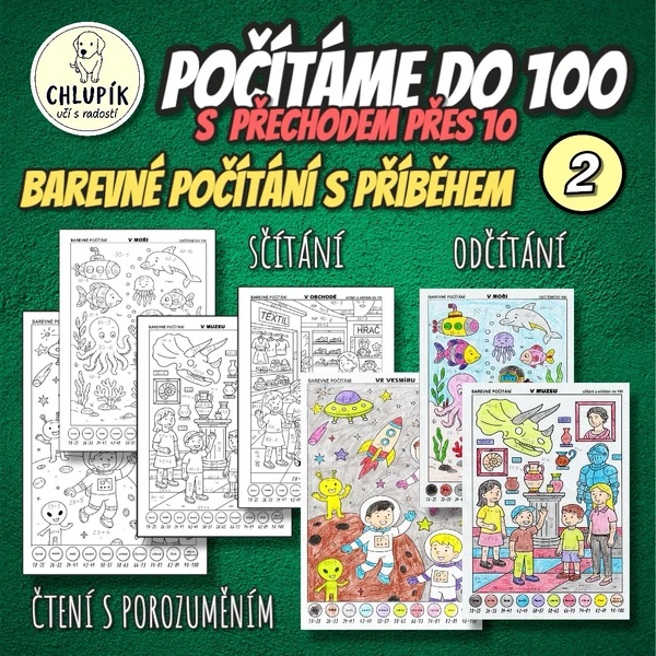 BAREVNÉ POČÍTÁNÍ S PŘÍBĚHEM - počty do 100_2