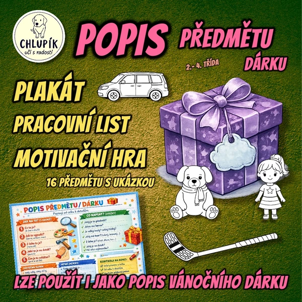 POPIS PŘEDMĚTU/DÁRKU