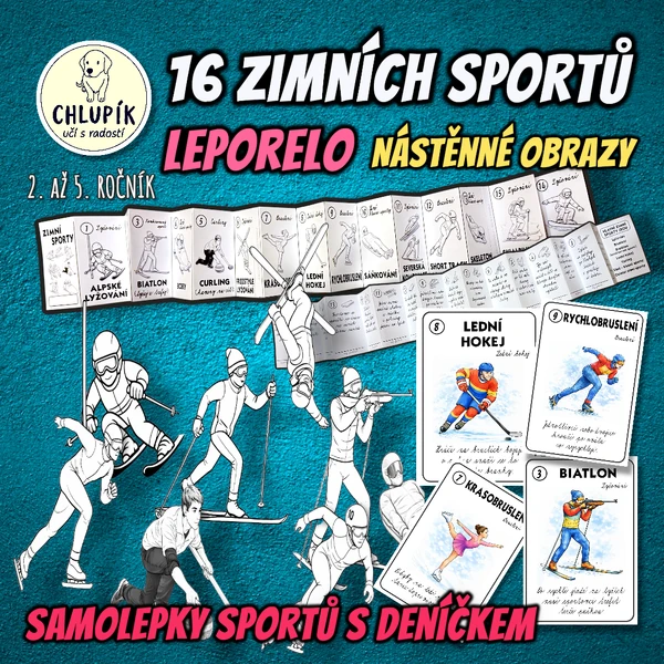ZIMNÍ SPORTY - 16 sportů