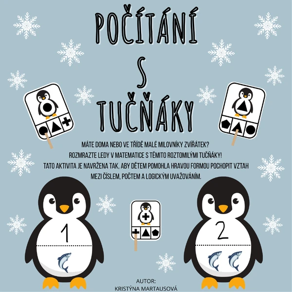 🐧 POČÍTÁNÍ S TUČŇÁKY: Zábavná matematika pro malé objevitele!