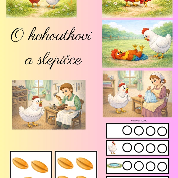 Pohádka - O kohoutkovi a slepičce