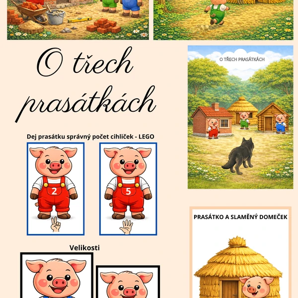 Pohádka - O třech prasátkách