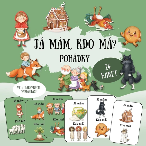 Pohádky - Já mám, kdo má? (2 barevné varianty)