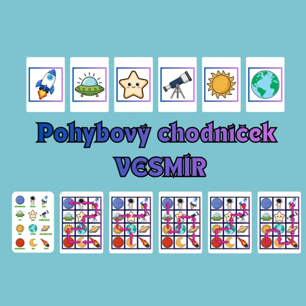 Pohybový chodníček VESMÍR