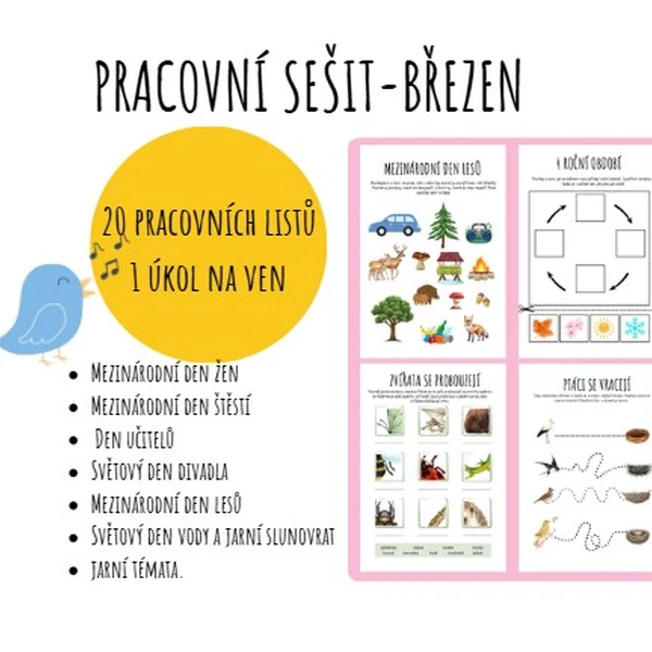 Pracovní sešit-Březen