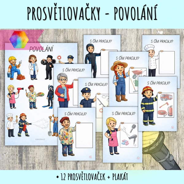 Povolání - prosvětlovací karty