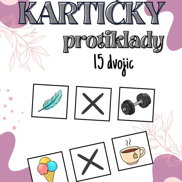 Kartičky na protiklady
