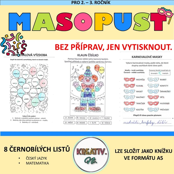 MASOPUST - knížka