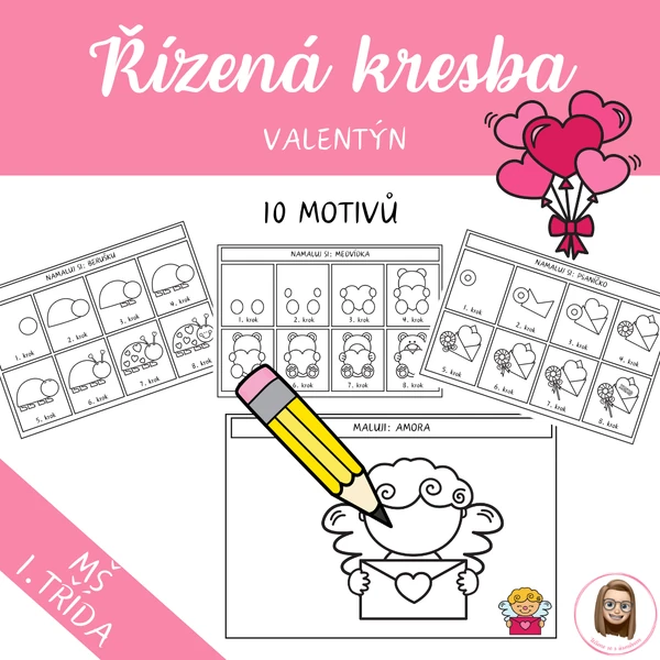 VALENTÝN - řízená kresba