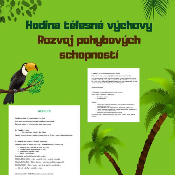 POHYBOVÉ HRY PRO ROZVOJ JEDNOTLIVÝCH POHYBOVÝCH SCHOPNOSTÍ