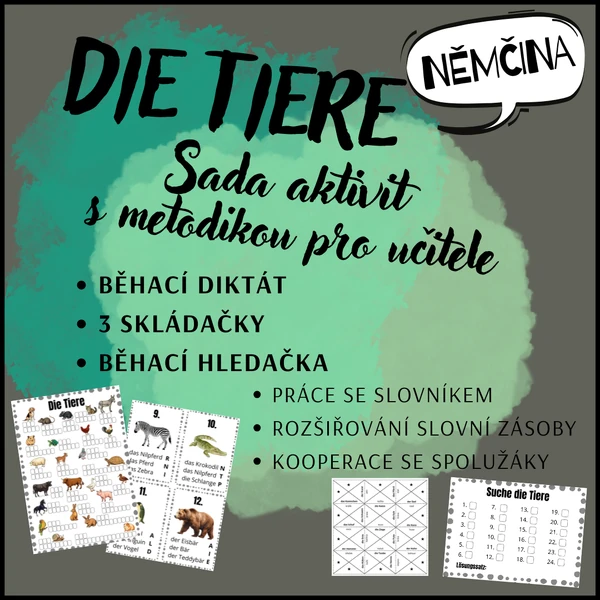 Die Tiere - sada aktivit