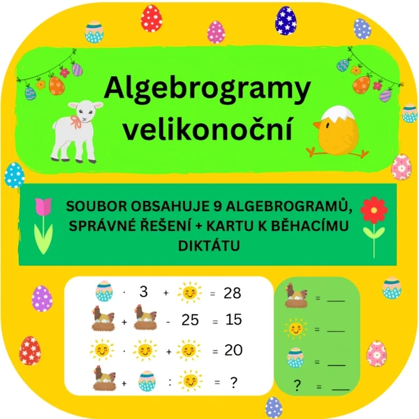 Algebrogramy- velikonoční