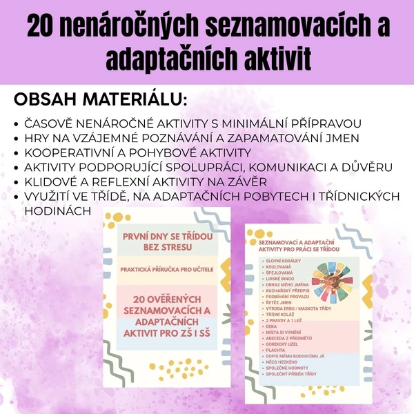 Seznamovací a adaptační aktivity
