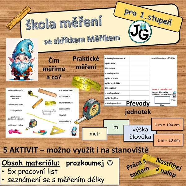 škola měření se skřítkem Měříkem