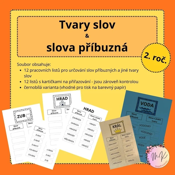 Tvary slov & slova příbuzná