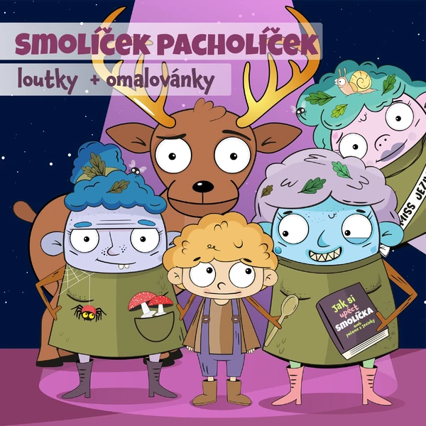 Loutky, omalovánky – SMOLÍČEK PACHOLÍČEK
