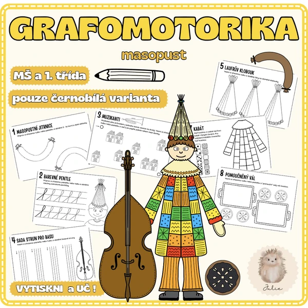 GRAFOMOTORIKA - masopust
