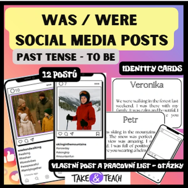 WAS / WERE - past tense TO BE