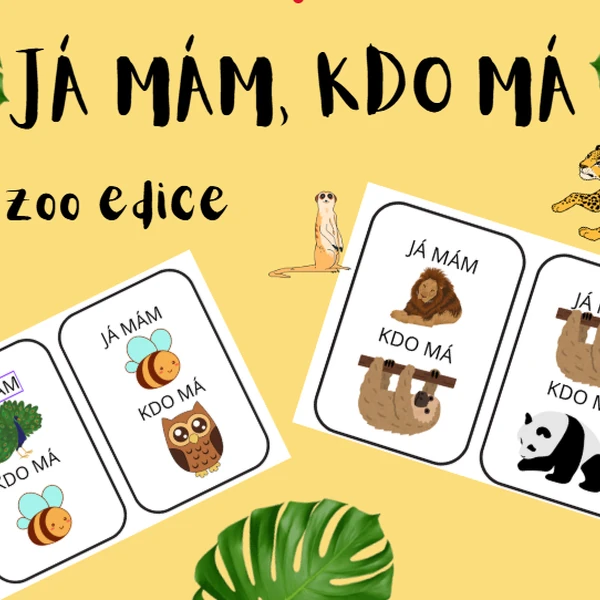 hra JÁ MÁM, KDO MÁ (ZOO edice)