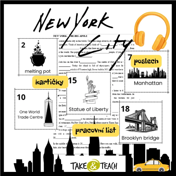NEW YORK - památky, poslech