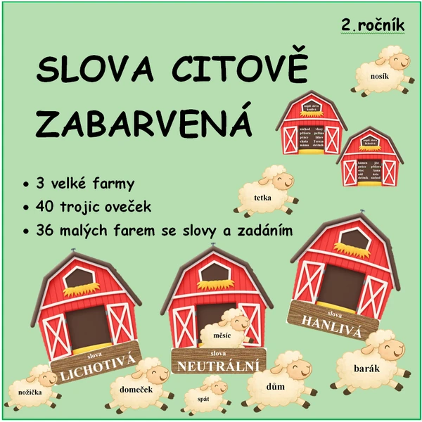 SLOVA CITOVĚ ZABARVENÁ