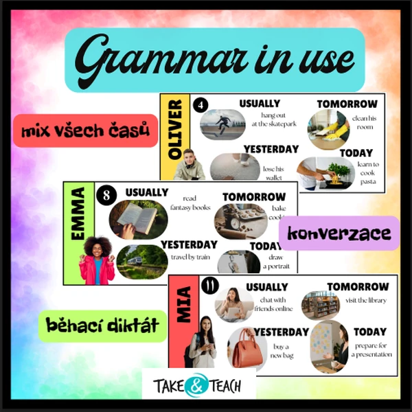 GRAMMAR IN USE - konverzace - mix časů
