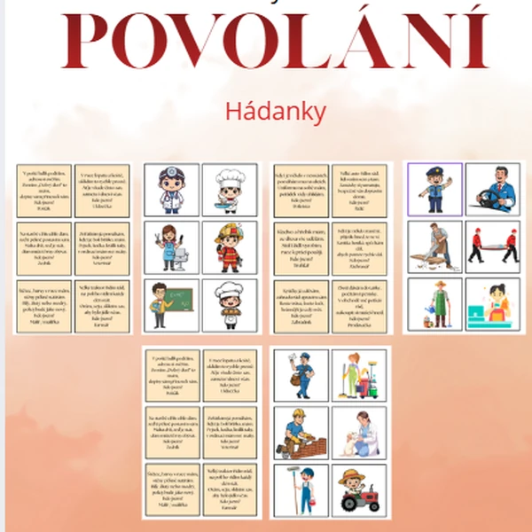 Povolání - Hádanky 