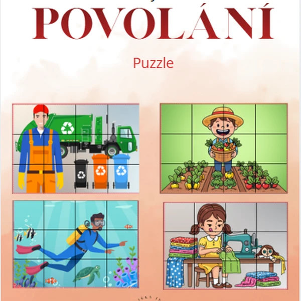 Povolání - puzzle