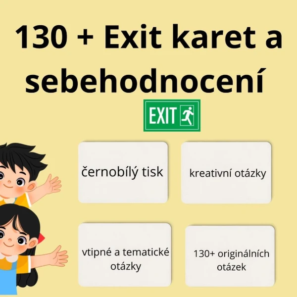 130 exitek a sebehodnocení - černobílé